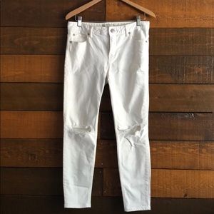 Free People Distressed Skinny Jeans